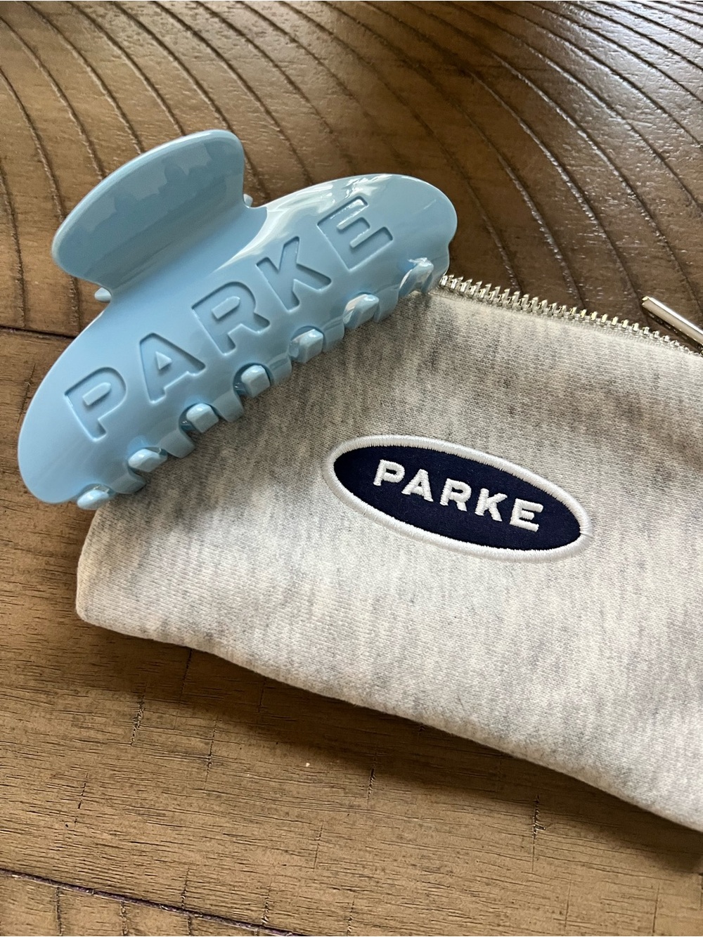 PARKE Light Blue Hair Claw Clip for Women